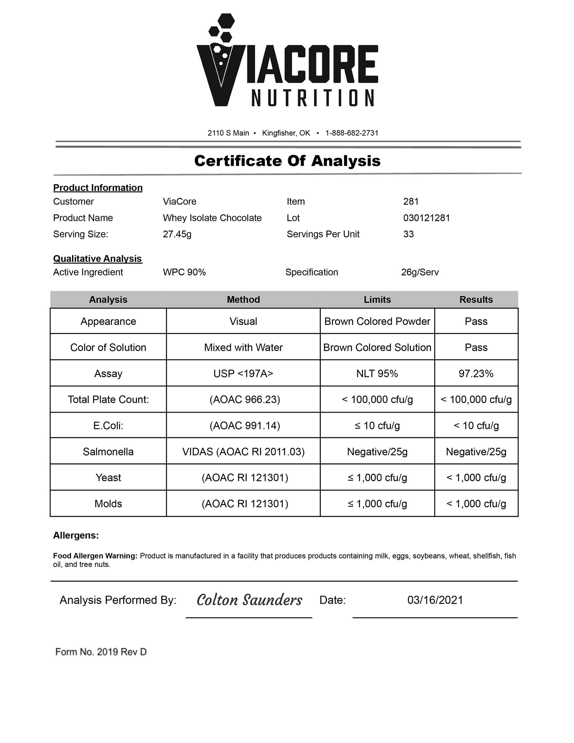 Ultra Pure Whey Isolate Protein - Image 3